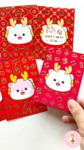 Pinky Bee Angpau Hongbao Imlek CNY (2pak total 12lbr) 68460200
