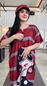 Daster Jumbo Busui: Model Dress Busui Jumbo Resleting Depan Bahan Rayon