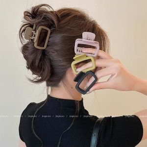 Square Small Hair Grabbing Clip Female 2024 New Arrival Back Head Updo Hairpin Half Tie Hairpin Hair Shark Clip Hairware