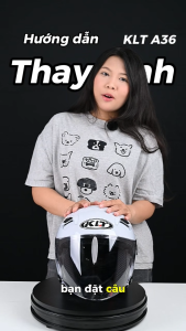 [PHỤ KIỆN] Kính thay thế cho Mũ Bảo Hiểm 3/4 KLT A36 - Hàng chính hãng nhà sản xuất