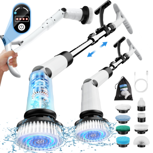 Electric Cleaning Brush 8 in 1 Multifunctional Household Cleaning Brush For Bathroom Kitchen Windows Toilet Rotatable Brush