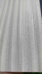 Wallpaper Dinding Premium Motif Garis Salur Polos Coklat Putih Abu Biru Navy Termurah