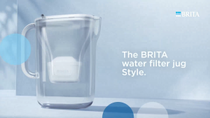 BRITA Water Filter Jug Style (2.4L) incl. MAXTRA PRO Pure Performance (All-in-1) cartridge - fridge-fitting design Jug