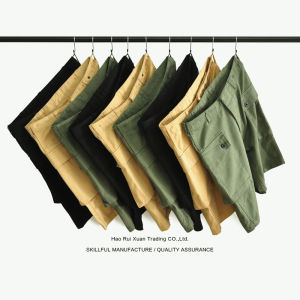 SauceZhan | American Vintage Style Work Shorts