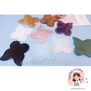 หินกัวซา ทำจากหยกธรรมชาติ 100% หินโรสควอตซ์ หินนวดหน้า กวซานวดหน้า - ที่นวดหน้า #ผลิตภัณฑ์ยอดนิยม #หินกวซาหยกเเท้