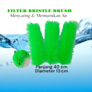 Sikat Filter Brush Kolam Koi Media Filter Pijah Kolam Ikan Panjang 40cm