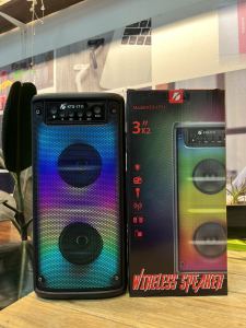 3x2 ลำโพงบลูทูธ KTS-1711 ดอกช่องระหว่าง รุ่นเปิดปิด-ปิด ปรับเบส-เปิด-ปิด ไฟได้ มี AUX/USB/TF และเสียบไมค์ได้ สวยมาก