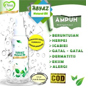 OBAT GATAL SCABIES HERPES DERMATITIS EKSIM ALERGI BIDURAN JAMUR KULIT PANU KURAP ABYAZ NATURAL