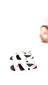 Sandal Slop Wanita Strap Aksesoris Bear Import Rubber Non-Slip Bahan Empuk Elastis EVA 1155-2