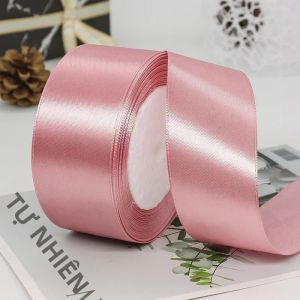 Ruộng Băng Satin 25 Thước/cuộn Rộng 40mm 4cm Làm Thủ Công Dùng Làm Nơ Trang Trí Đám Cưới Sinh Nhật Trang Trí Quần Áo Phụ Kiện Vải