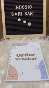ORDER TRACKER • Laminated Cover • A5 / A4 size • 80gsm • 70 leaves • 140 pages • Option to Customize