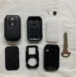 KEYECU Replacement Smart Card Remote Key Shell Case for Suzuki Ertiga Vitara Wagon R SWIFT 2017-2020 + Uncut Small Blade HU133R
