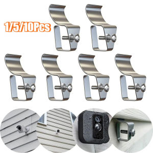 No-Hole Outdoor Vinyl Siding Camera Mount Clips for Blink Ring Arlo Security Camera Doorbell Hooks Weatherproof Installation