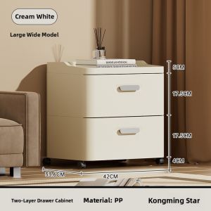 CHUMX | Multi-Level Plastic Drawer Storage Cabinet
