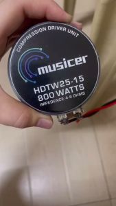 High Cost Performance Aluminum Tweeter Subwoofer Audio System HDTW25-15 800 WATTS