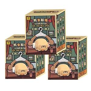 TOPTOY BearisBug Hide-and-Seek Game Blind Box - Cute Kawaii Fun Trending Bear Cat Bug Dog Desk Shelf Action Figure Decor