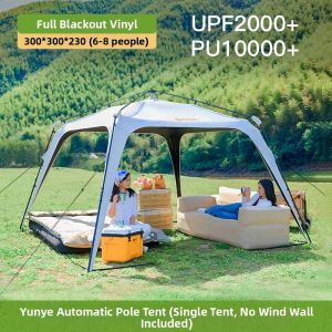 CNHIMALAYA | Automatic Quick Set Up Lazy Black Anti-UV Tent