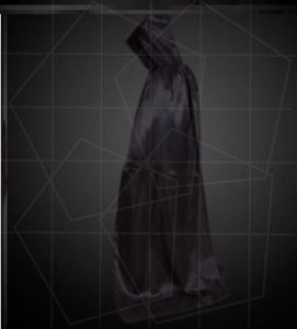 Sequin Invisible Cape for Women Perfect for Halloween Performance as Witch or Vampire Transparent Stage Costume