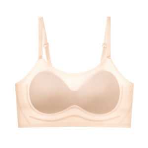 PIER N°5 | Invisible Traceless Thin Strap Bra For Puberty Girls Underwear Development U-Shape Full Cup Fixed Double Strap Summer Season