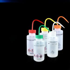 Plastic Safety Wash Bottle Alcohol Laboratory Equipment Air Duster Bent Tube Cleaning Siphon Office Supplies Accessories