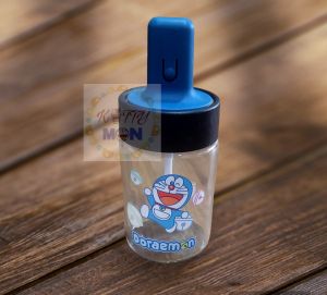 Tempat bumbu kaca isi 250 ml (SABLON) doraemon