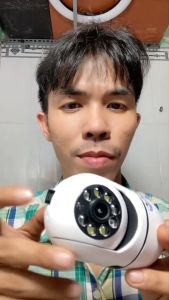 Camera Yoosee Bóng Đèn FHD 1080p kiểu dáng độc đáo xoay 360 độ hỗ trợ hồng ngoại và flash màu quay đêm