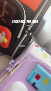CJY SHOP#9945 Fashion KIDS 3D themed 17inches backpack features a 3D gaming controller design with adjustable strap