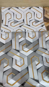 BHW wallpaper Waterproof PVC Wallpaper for Walls - Moisture-Resistant Easy to Clean Durable Home Decor - Ideal for Living Room Bedroom Kitchen & Bathroom - Modern Designs Peel & Stick