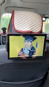 ที่หนีบจับสำหรับ ไอแพด มือถือ แท็บเล็ต ขนาด 4.7 - 12.9 นิ้ว ติดเข้ากันได้กับพนักพิงศีรษะในรถยนต์ ขนาด 1.6 - 6.9 นิ้ว (พร้อมส่ง)