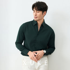 Áo Sơ Mi Nam Dài Tay Cổ Chữ V Thời Trang Công Sở Thường Ngày Ôm Vừa Vặn Không Cần Ủi Sọc Tay Dài Thường Ngày Mùa Hè 2024