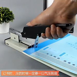 Upgrade Heavy Duty Stapler 240 Pages Heavy Type Metal Long Arm Stapler Bookbinding Stapling Office Tools Fit Staples