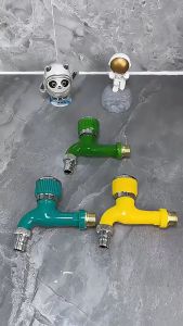 Outdoor Faucet 1/2\" Male Thread Round Handle Water Tap Mop Sink Faucet for Garden Bathroom Basin Kitchen Sink