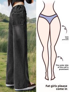 ZIRUIBABA | Straight Leg Jeans For Girls