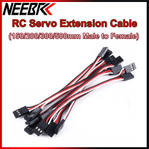 10pcs/lot 150/200/300/500mm RC Servo Extension Cable Lead Wire Male to Female for JR Futaba RC Car Helicopter Plane Receiver