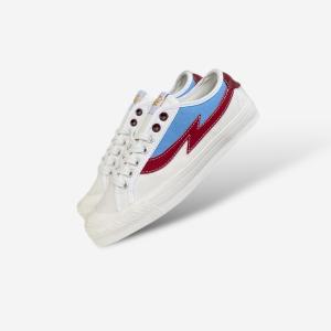 Sepatu ZIROTZ | Sepatu Sneakers Pria Wanita Flash Retro White
