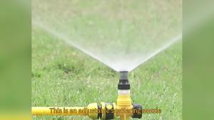 Adjustable 360° Sprinkler for lawn garden and farm irrigation