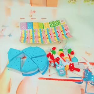 AODUOYAYA Simulation DIY Cutting Birthday Cake Toy Set House Game Kids Educational Pretend Play Food Toys