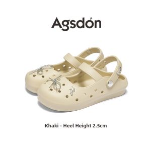 Agsdon | Summer Beach River Trekking Sandals with Cutout Design Mary Jane Style
