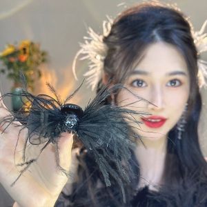 Small Shark Hair Clip Womens Side Bangs Feather Butterfly Knot Hair Accessories Hairpins Stylish Hair Decorations