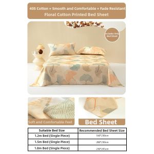 Mercury | 100% Pure Cotton Vintage Style Bed Sheet