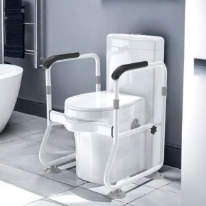 Toilet Armrests Elderly Safety Support Frame Punch-Free Toilet Intelligent Toilet Bowl Auxiliary Stand up Handy Gadget