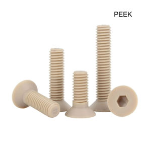 Bu Lông Allen Đầu Chìm Lục Giác PEEK Chịu Nhiệt Cao M3-M12 DIN7991 Dùng Cho Máy Móc Chế Biến Gỗ
