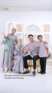 SARIMBIT LUBI 2025 KATULISTIWA FAMILY MOCHA MERINGUE TERBARU GAMIS & KOKO KELUARGA LEBARAN TERMURAH