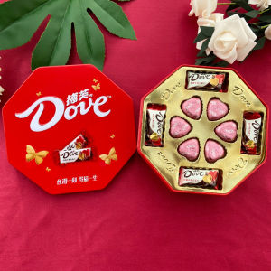 New Dove Dove Chocolate Gift Box Wedding Candy Engagement/Full Moon Full Year Return Gift with Hand Gift Finished Product
