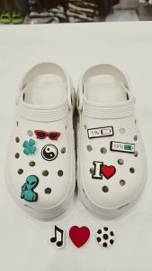 Sticker 2D Charm jibbitz gắn dép sục mẫu đa dạng C07 C06