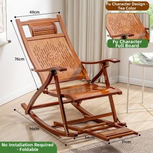 MOLORE | Adult Leisure Rocking Chair Foldable
