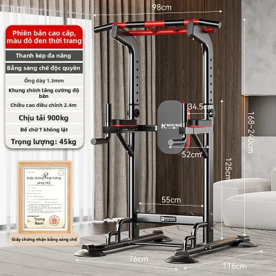 Thanh xà ngang di động MIKING ống thép không cần khoan