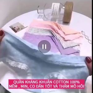 Hộp 5 quần lót nữ muối tiêu Mẫu mới Hàng Xuất Nhật Kháng Khuẩn Chất Lượng Cao
