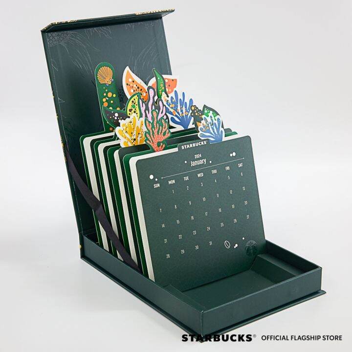 STARBUCKS CALENDAR 2024/STARBUCKS SIRENS DESK CALENDAR 2024/STARBUCKS