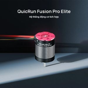 HobbyWing QuicRun Fusion Pro Elite 2300KV Động Cơ Tích Hợp Cho Xe RC 1/10 Dây Đai Bọc Kim Loại Tương Thích Với Hơn 50 Loại Xe